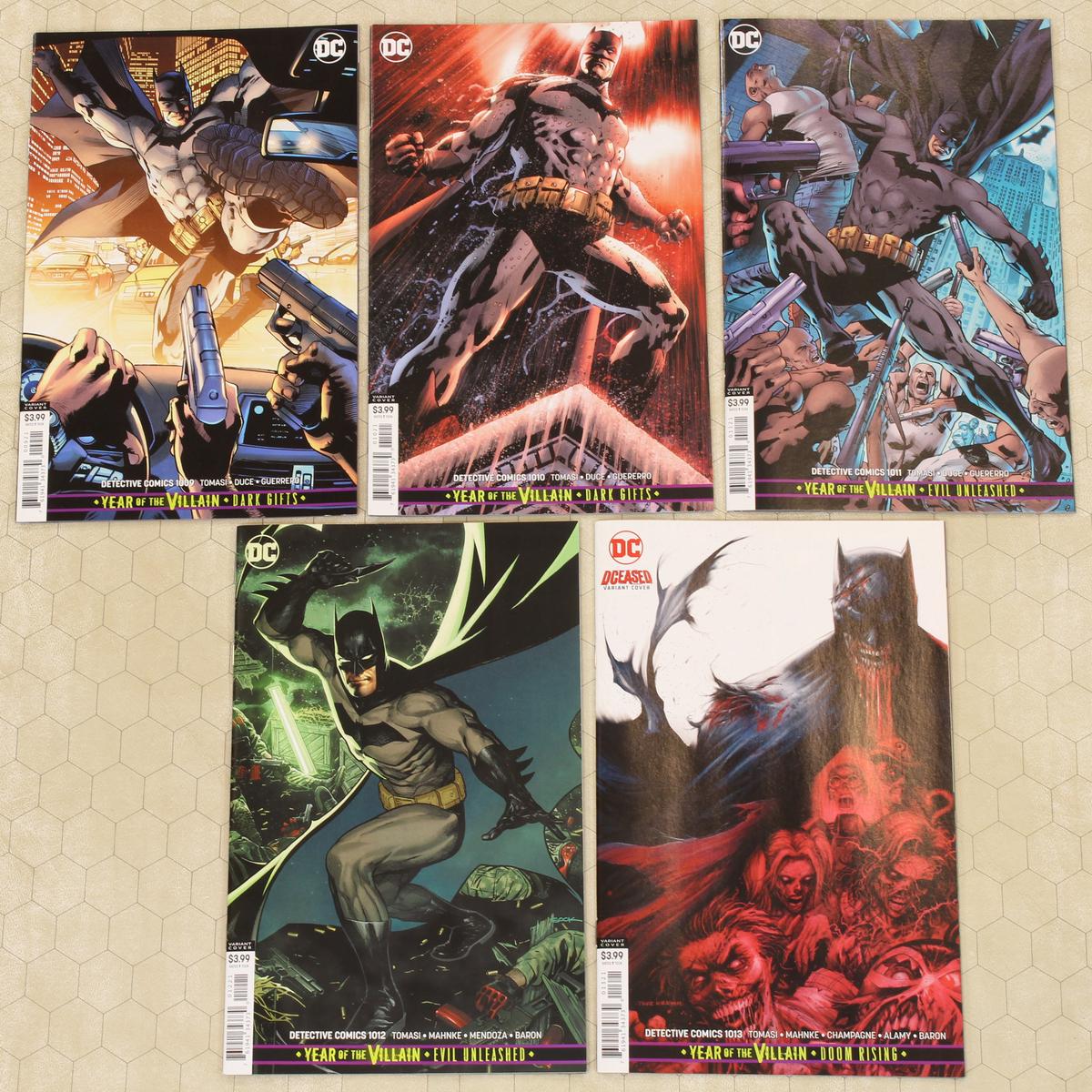 DETECTIVE COMICS #1009 – 1013 (2021) vol.3 Set  NM all VARIANT (DC Comics) !