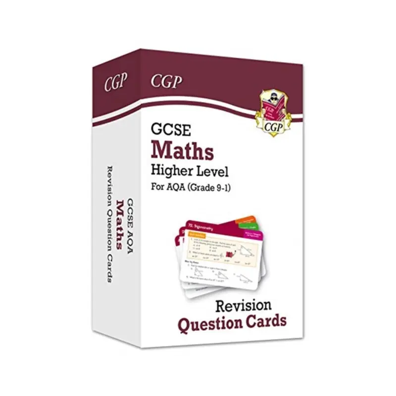 Grade 9-1 GCSE Maths AQA Revision Question Cards – Higher