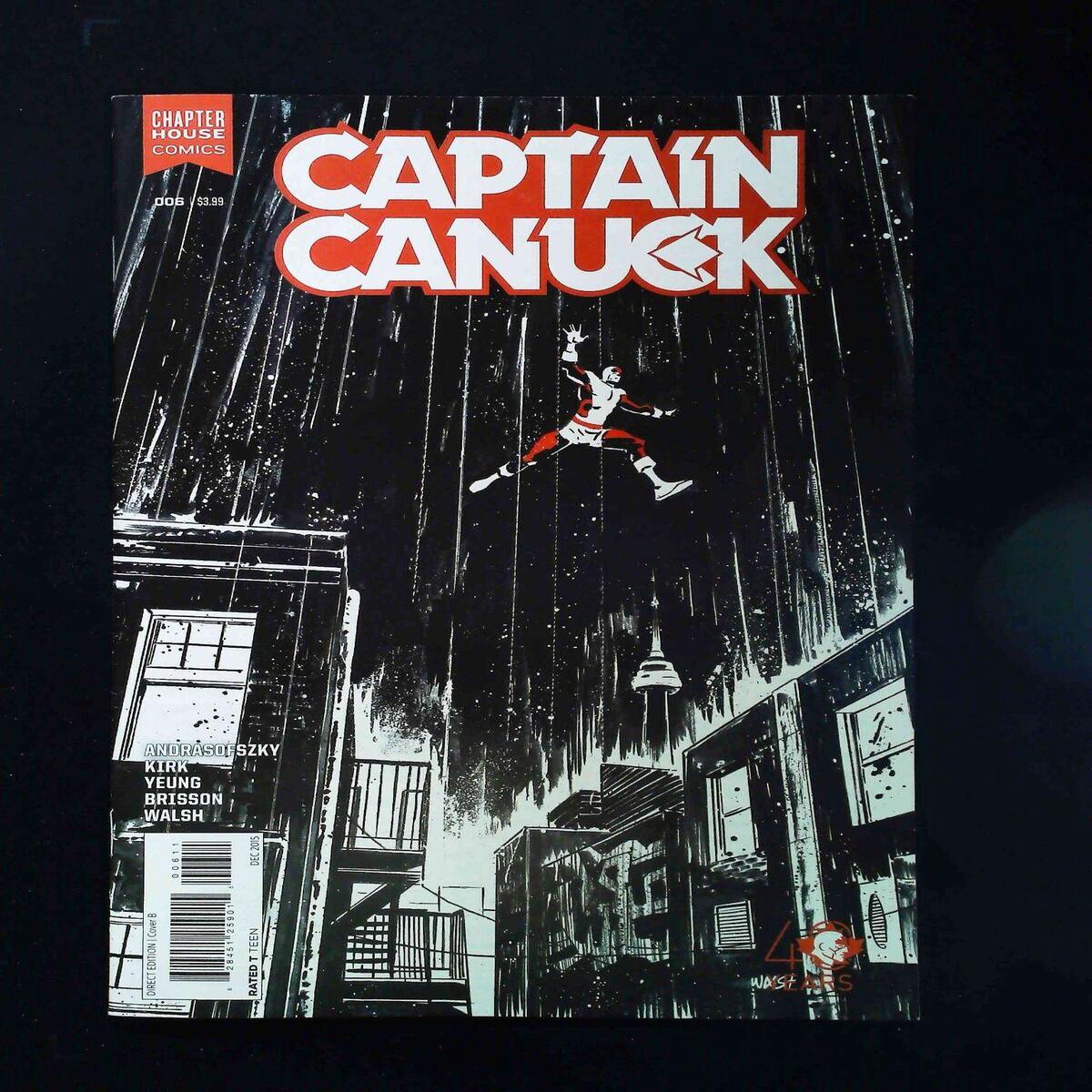 Captain Canuck #6B  Chapterhouse Comics 2015 Vf+  Walsh Variant