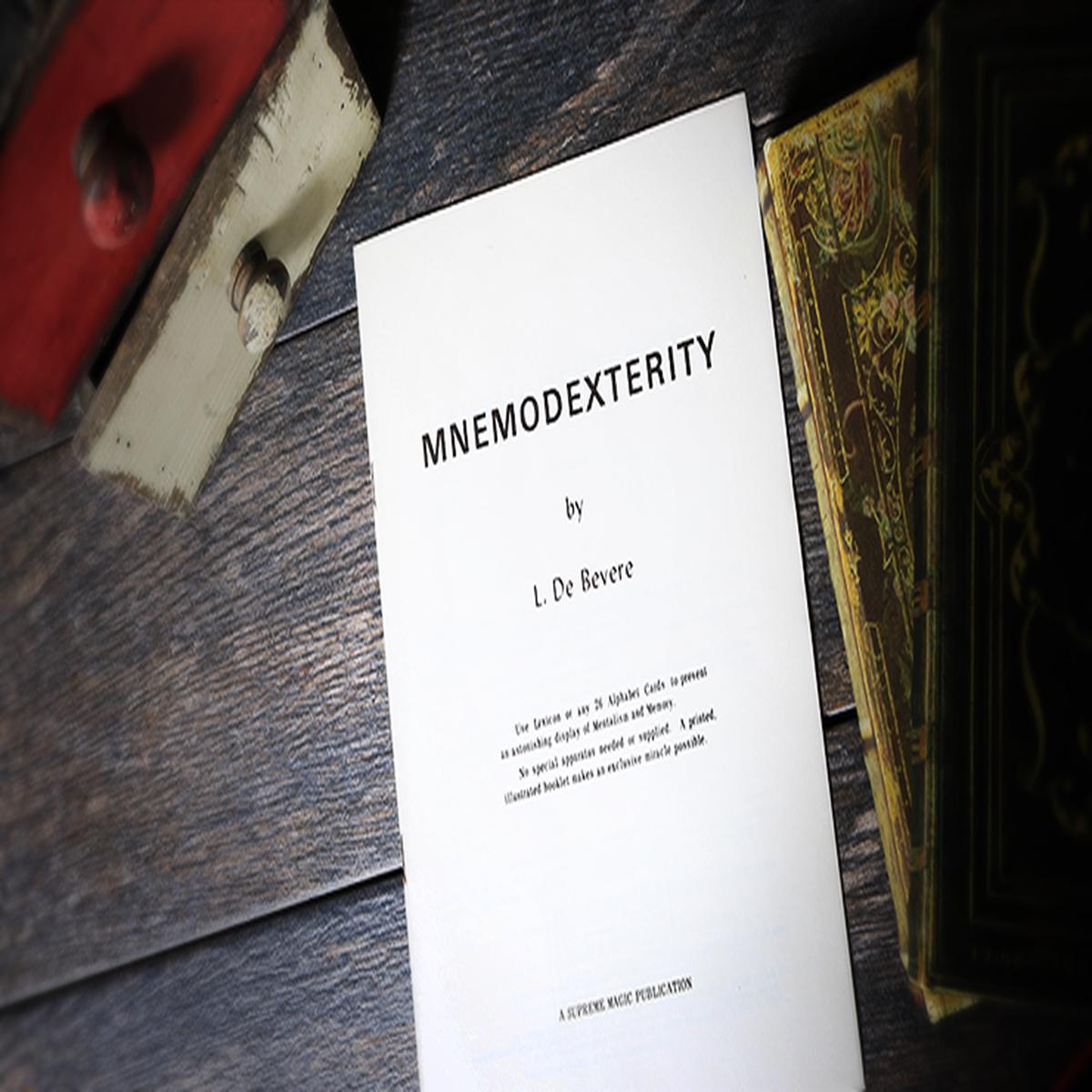 Mnemodexterity by L. De Bevere – Book