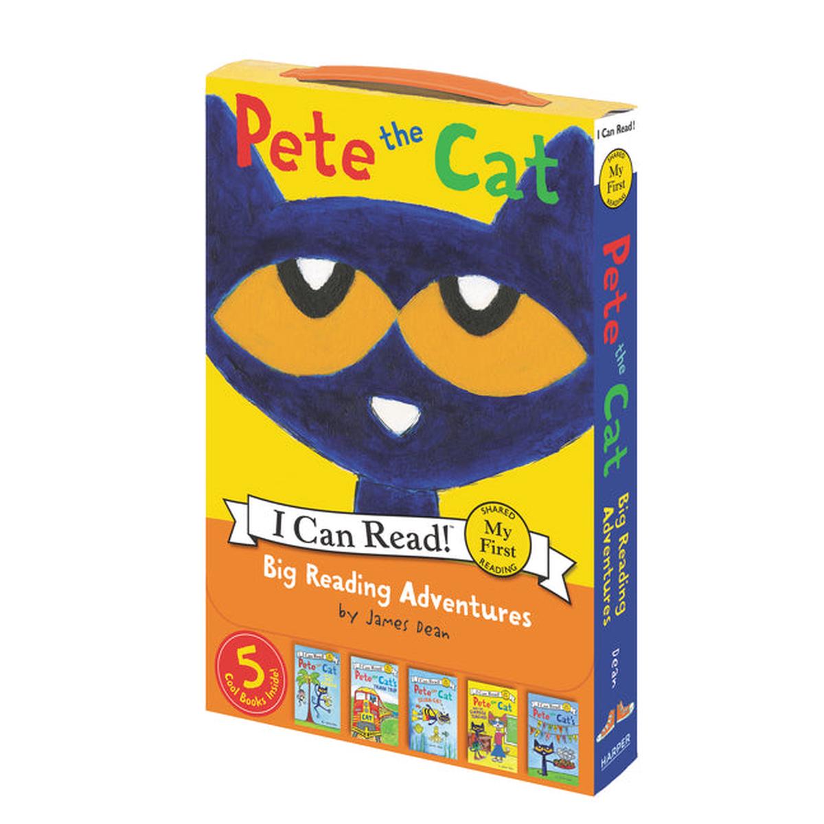 Pete the Cat: Big Reading Adventures : 5 Far-Out Books in 1 Box!