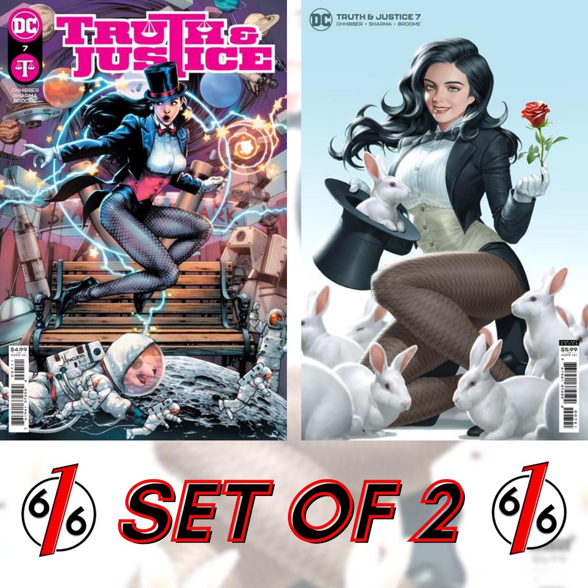 TRUTH & JUSTICE #7 ZATANNA SET Cover A Anacleto & Cover B Yoon Variant