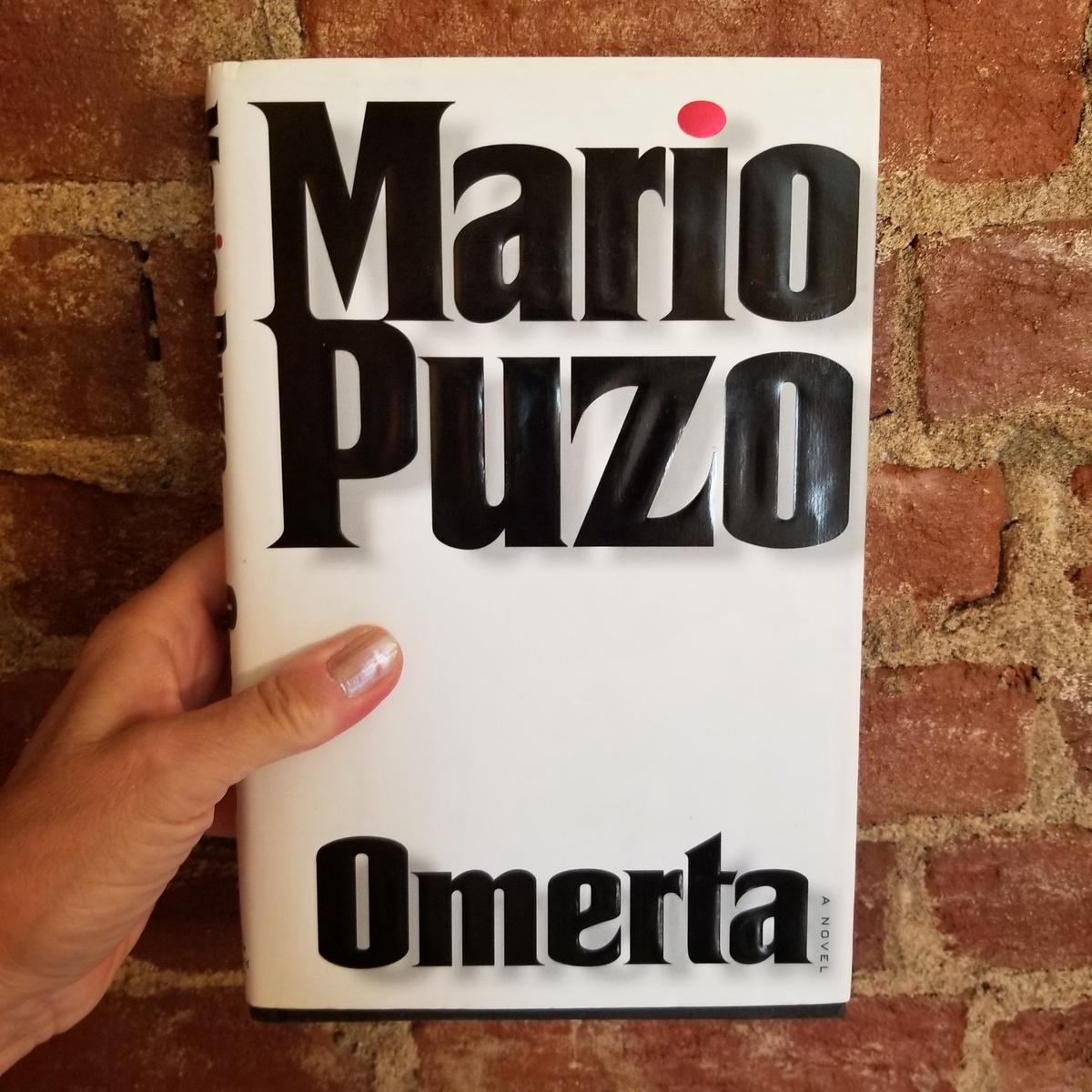 Omerta – Mario Puzo 2000 Random House 1st edition HBDJ