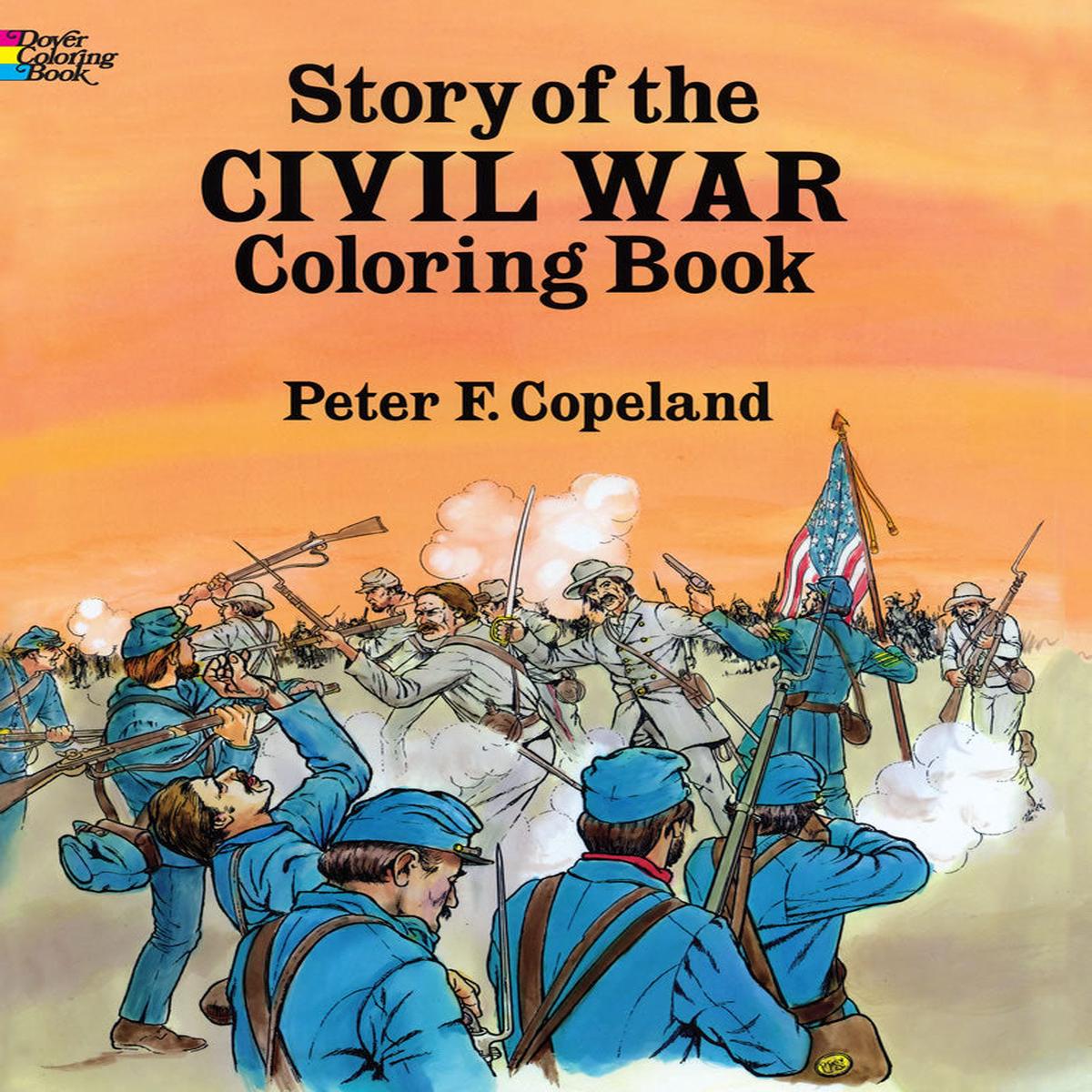 Story of the Civil War Coloring Book