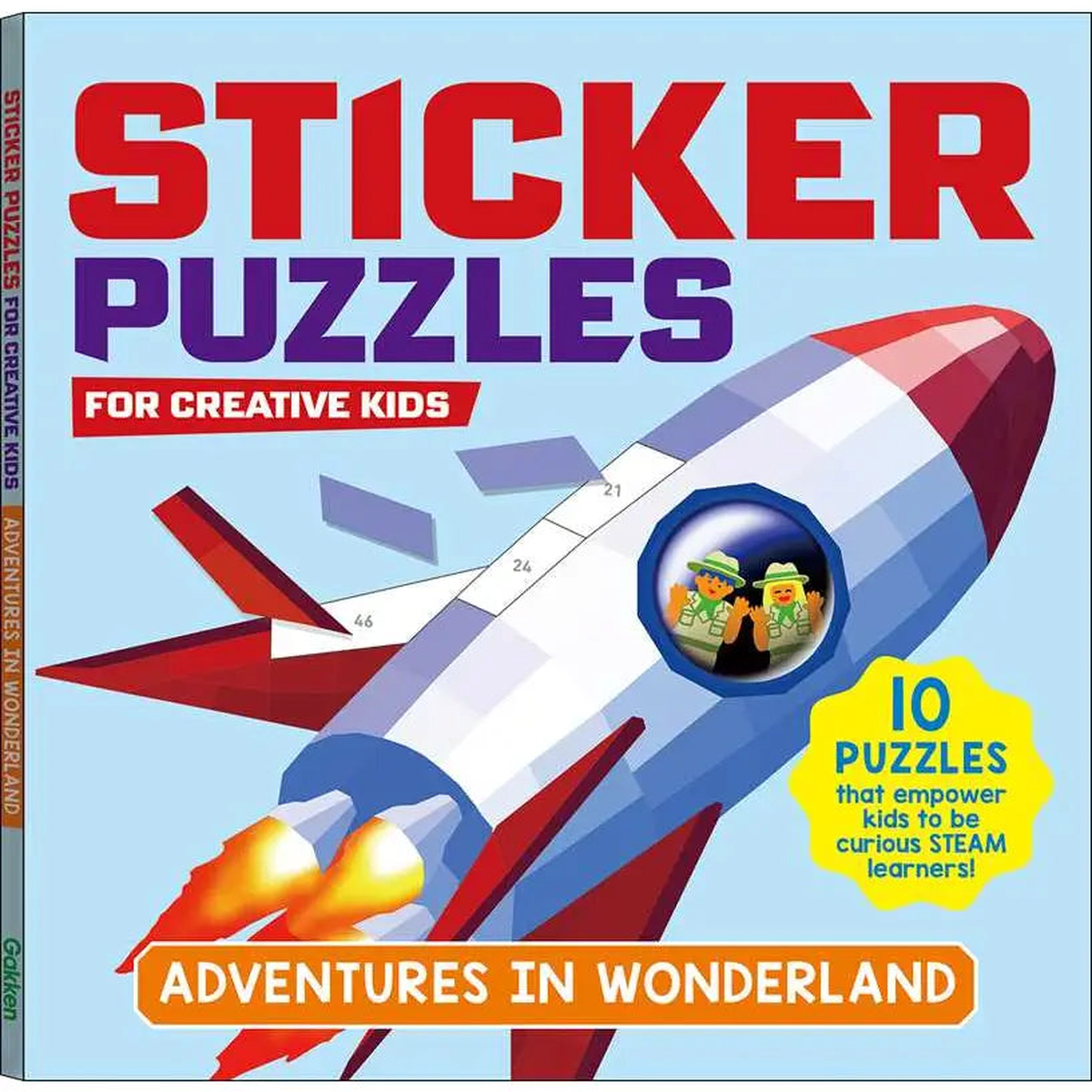 Sticker Puzzles; Adventures in Wonderland By Gakken Early Childhood Experts