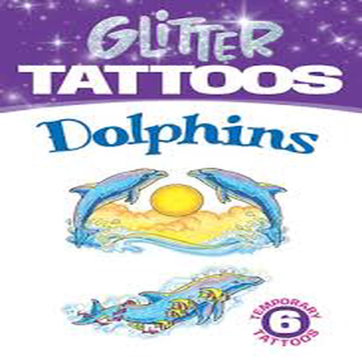 Glitter Tattoos Dolphins