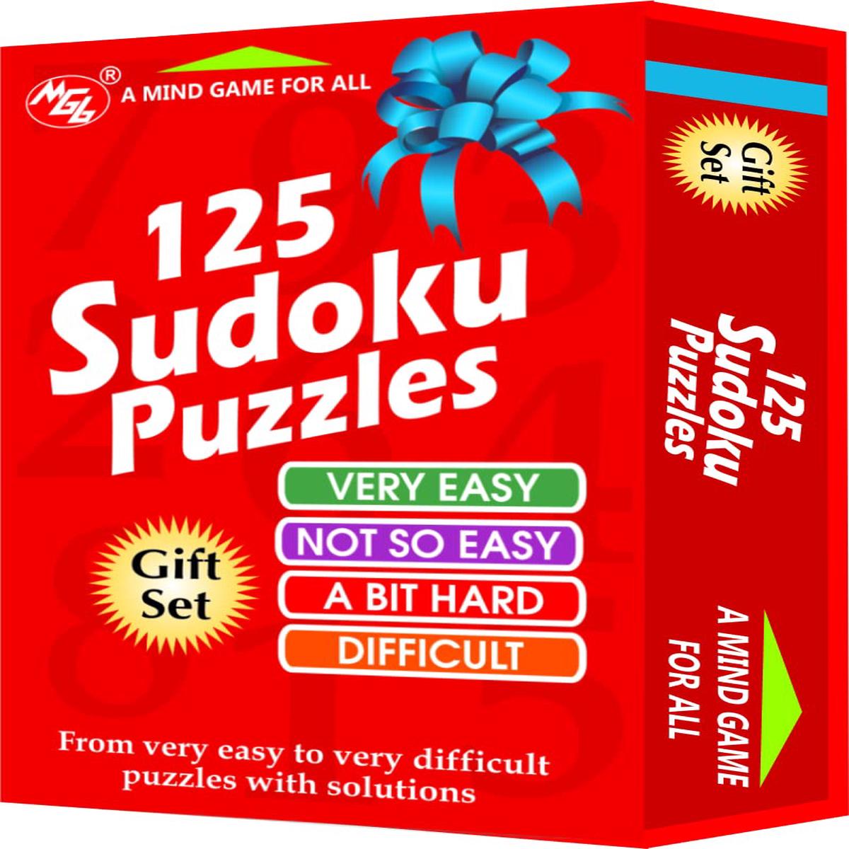 125 Sudoku Puzzles (Set Of 4 Books)