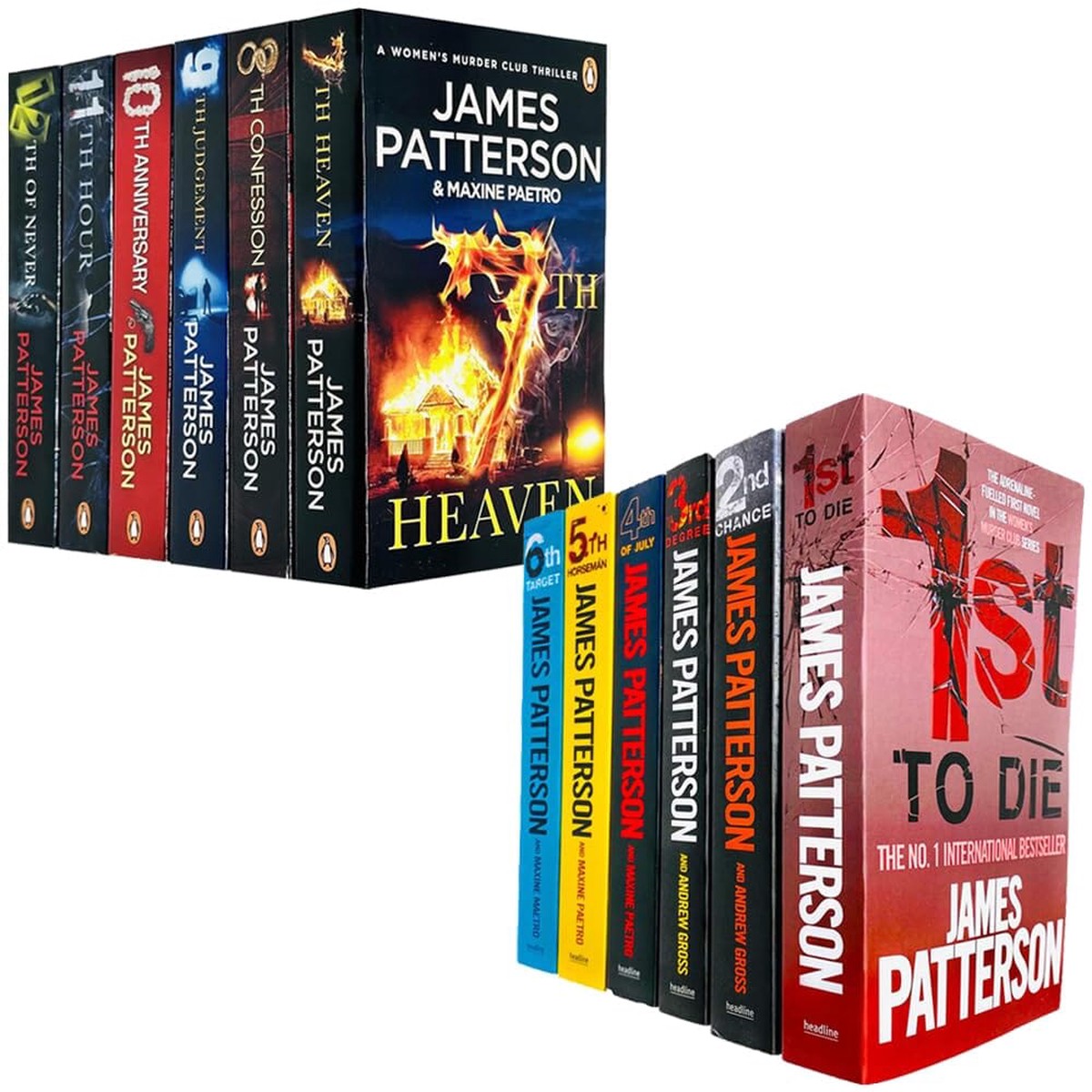 Women's Murder Club by James Patterson: Books 1-12 Collection Set - Fiction - Paperback