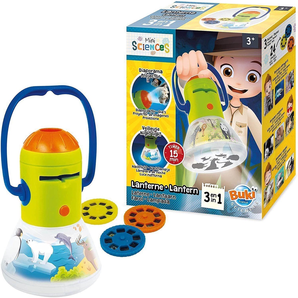 BUKI France 9006 - Mini Sciences Lantern 3 In 1 Education