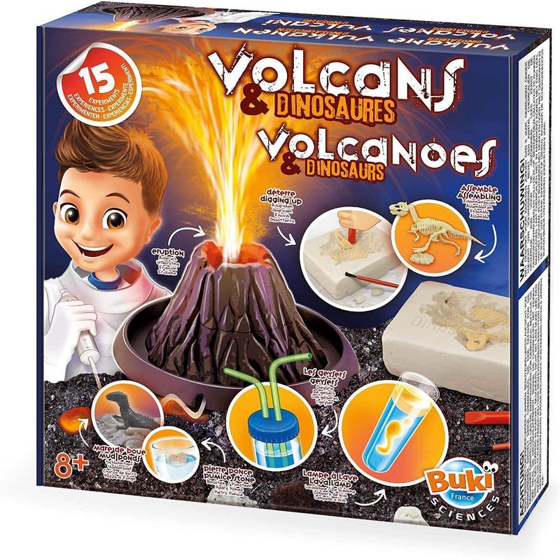 BUKI France 2224 - Volcanoes and Dinosaurs Education