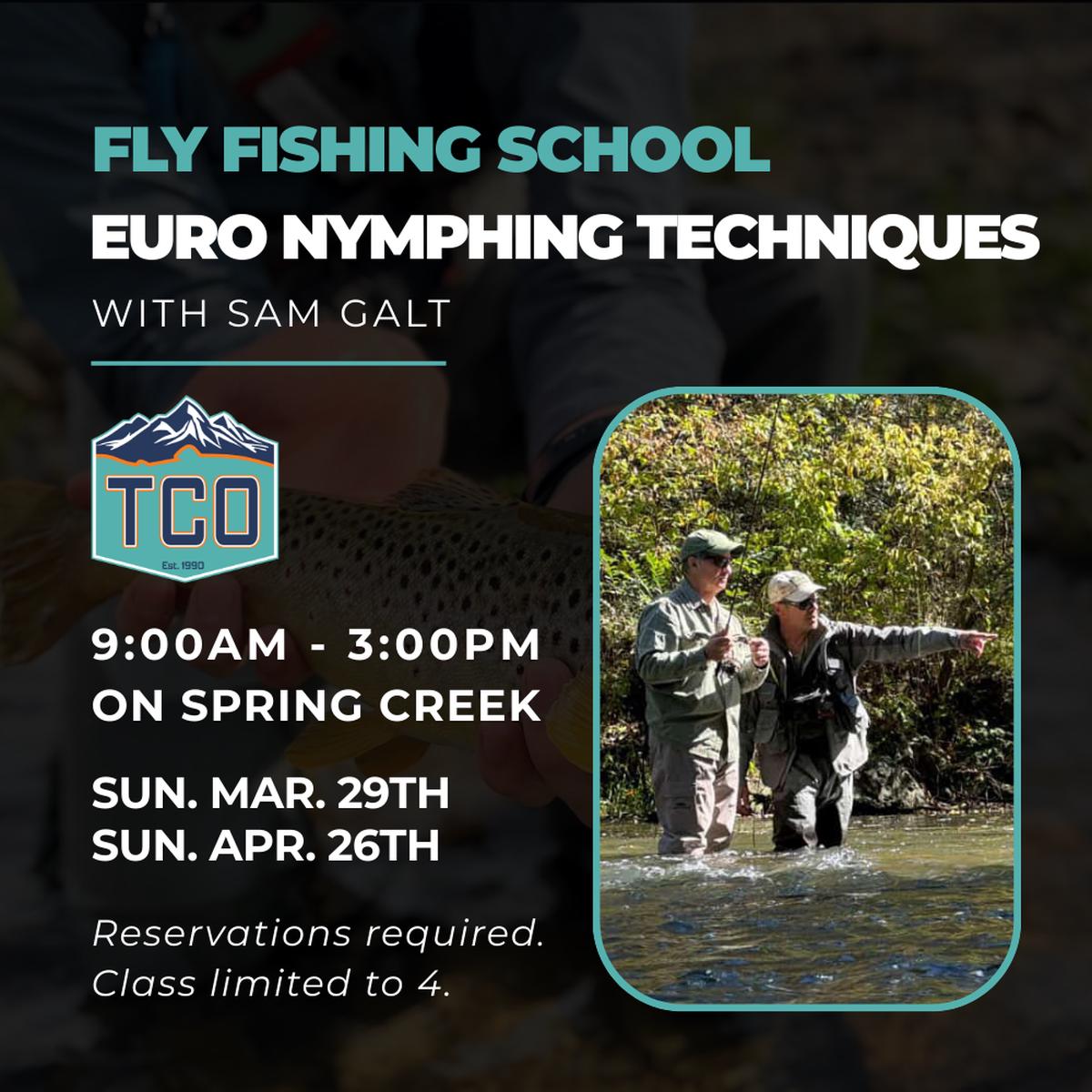 TCO Fly Fishing School: Euro Nymphing Techniques with Sam Galt - On the water in State College