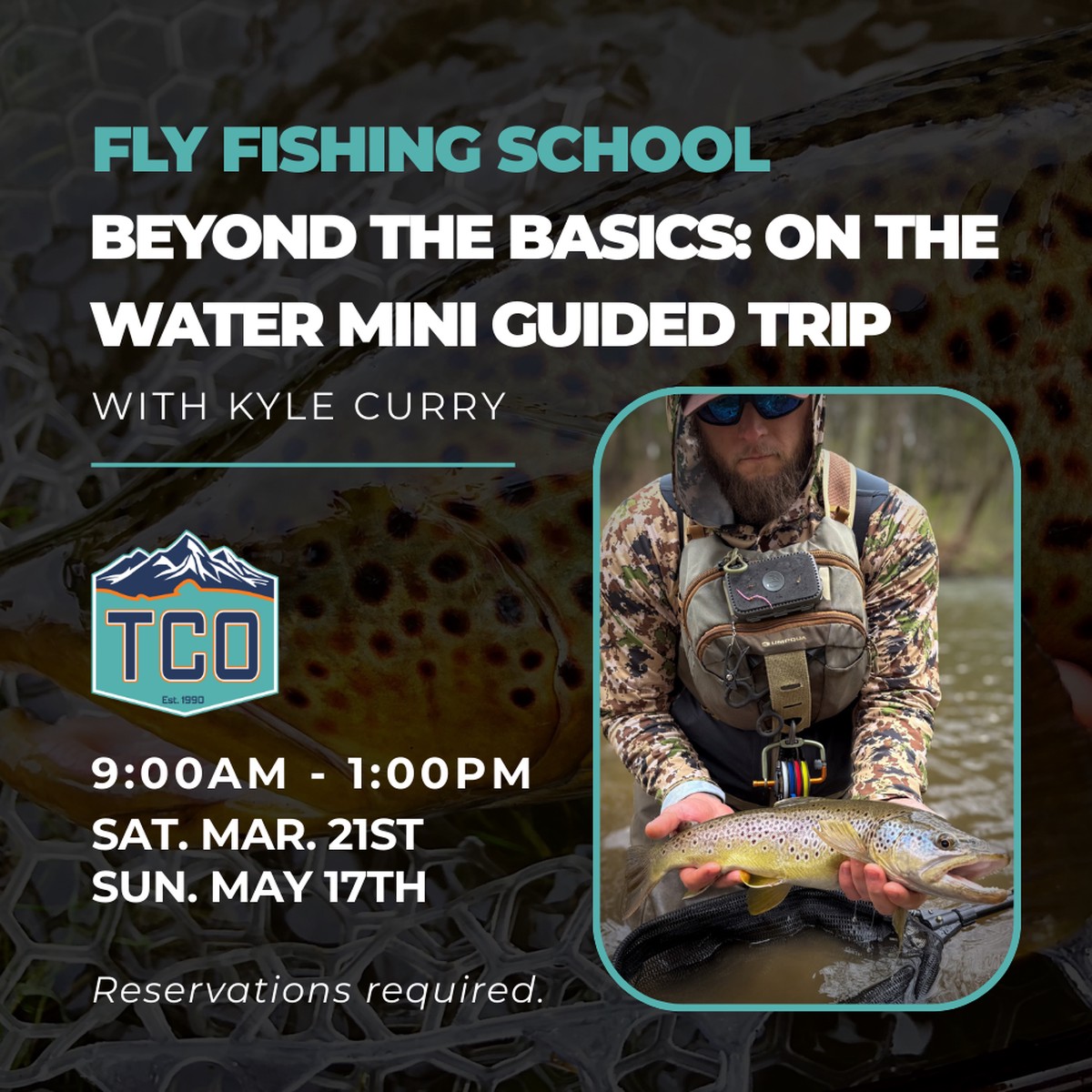 TCO Fly Fishing School: Beyond the Basics of Fly Fishing (On the Water) - Bryn Mawr