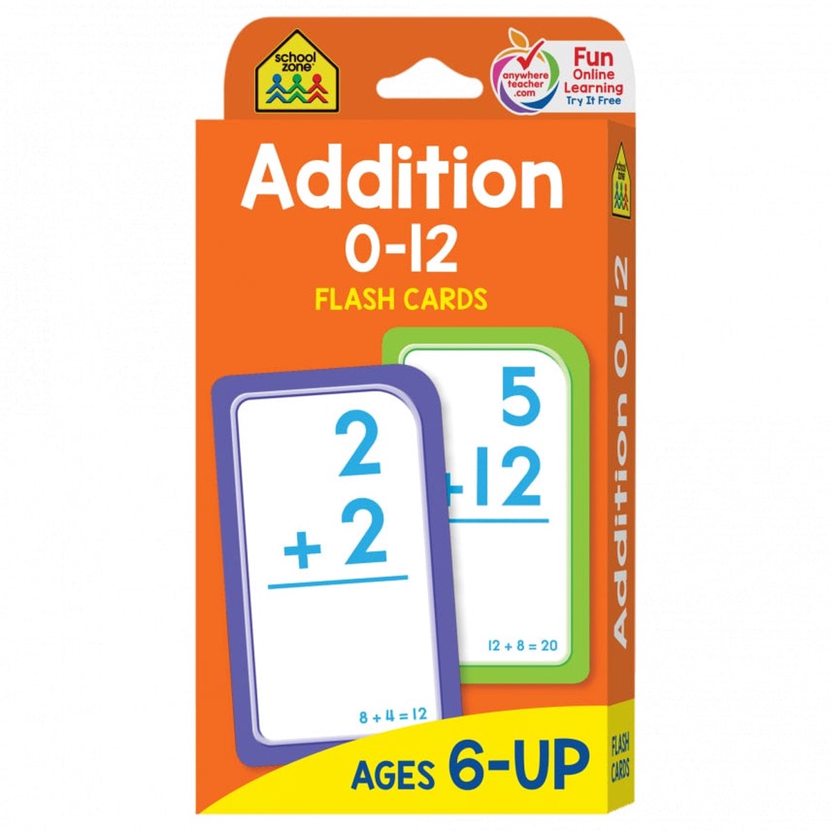 Addition Math Flash Cards for Kids