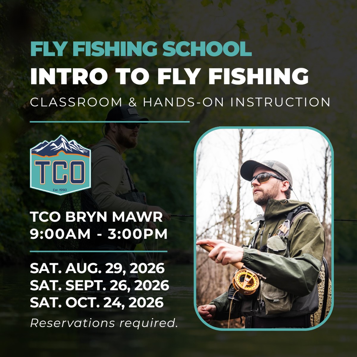TCO Fly Fishing School: Introduction To Fly Fishing - Bryn Mawr