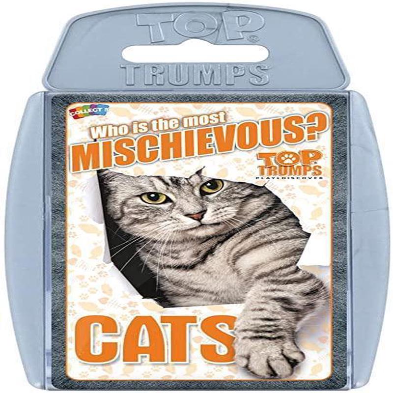Top Trumps Educational Playing Cards - 10 Games To Choose From - Cats
