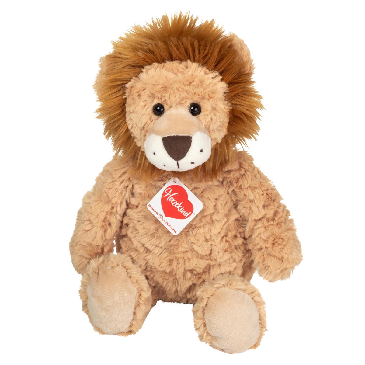 Teddy Hermann Herzekind 93957 leeuw Liam 32 cm, knuffeldier, pluche dier