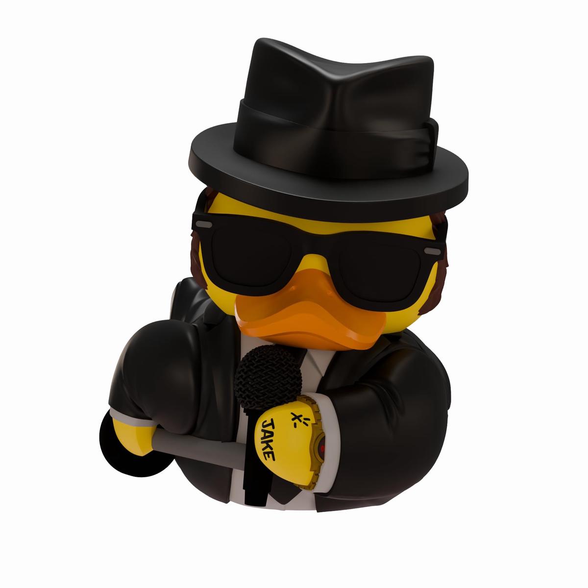 TUBBZ Collectors Edition: Blues Brothers - Jake Cosplaying Rubber Duck Vinyl Figure  Official Collectible for Fans of Blues Brothers
