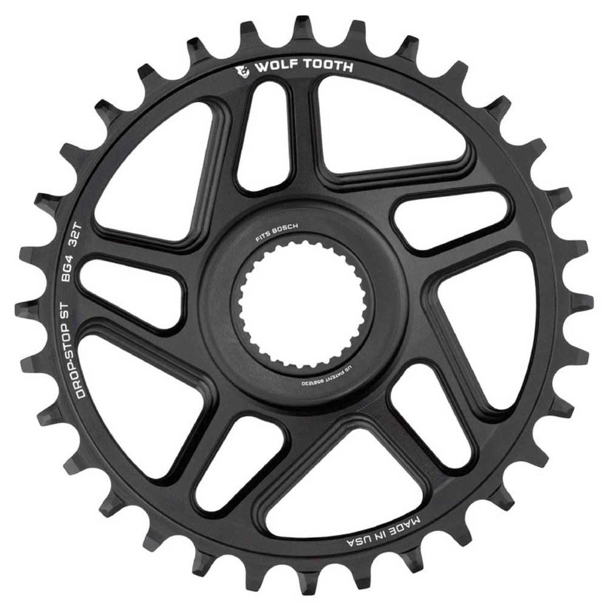 Wolf Tooth Direct Mount Chainring for Bosch Gen 4 E-Bike Motor for Shimano 12 speed Hyperglide Drop Stop ST 32T