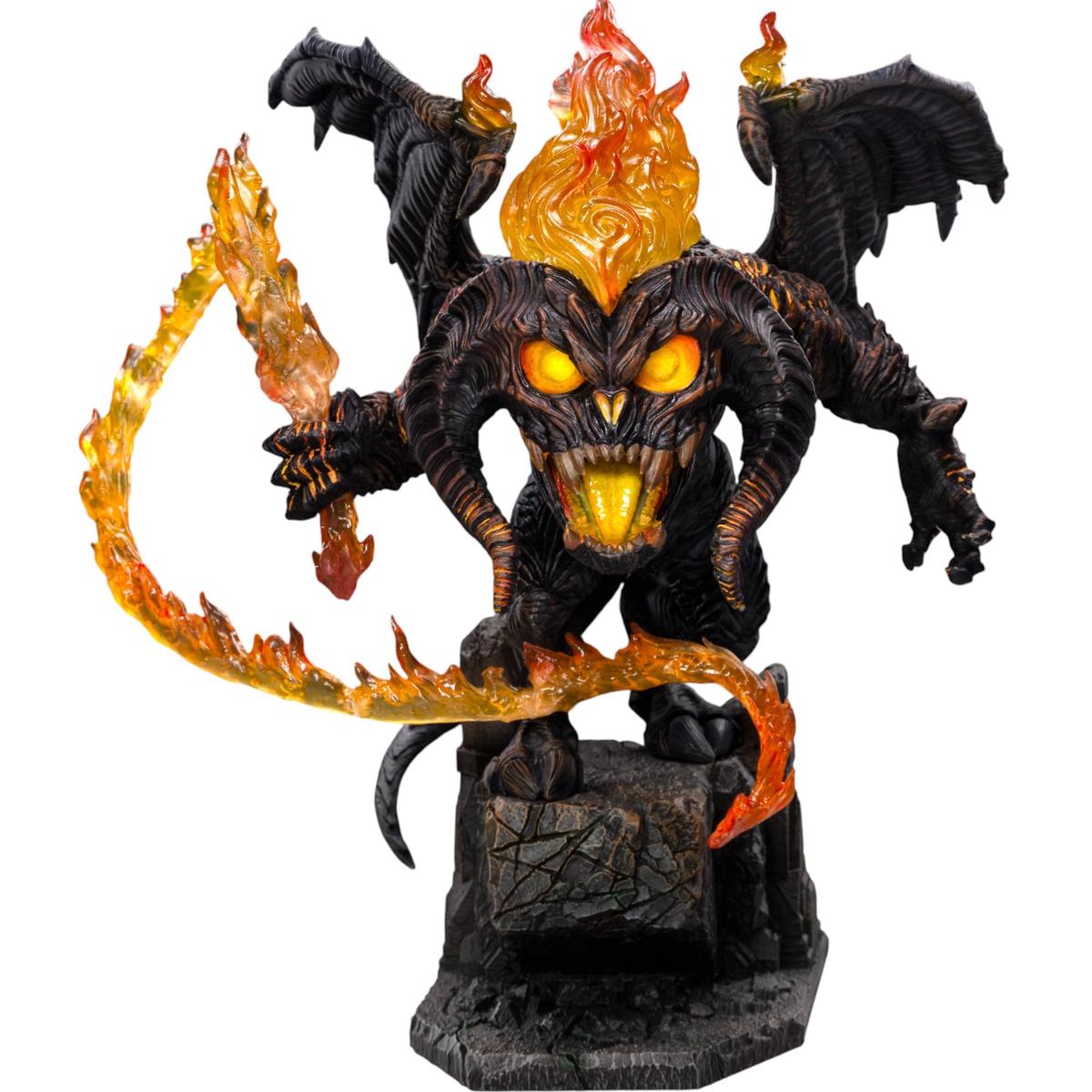 Iron Studios Collectible Statue Balrog Lord of The Rings Minico Polystone Resin 6.8 inches