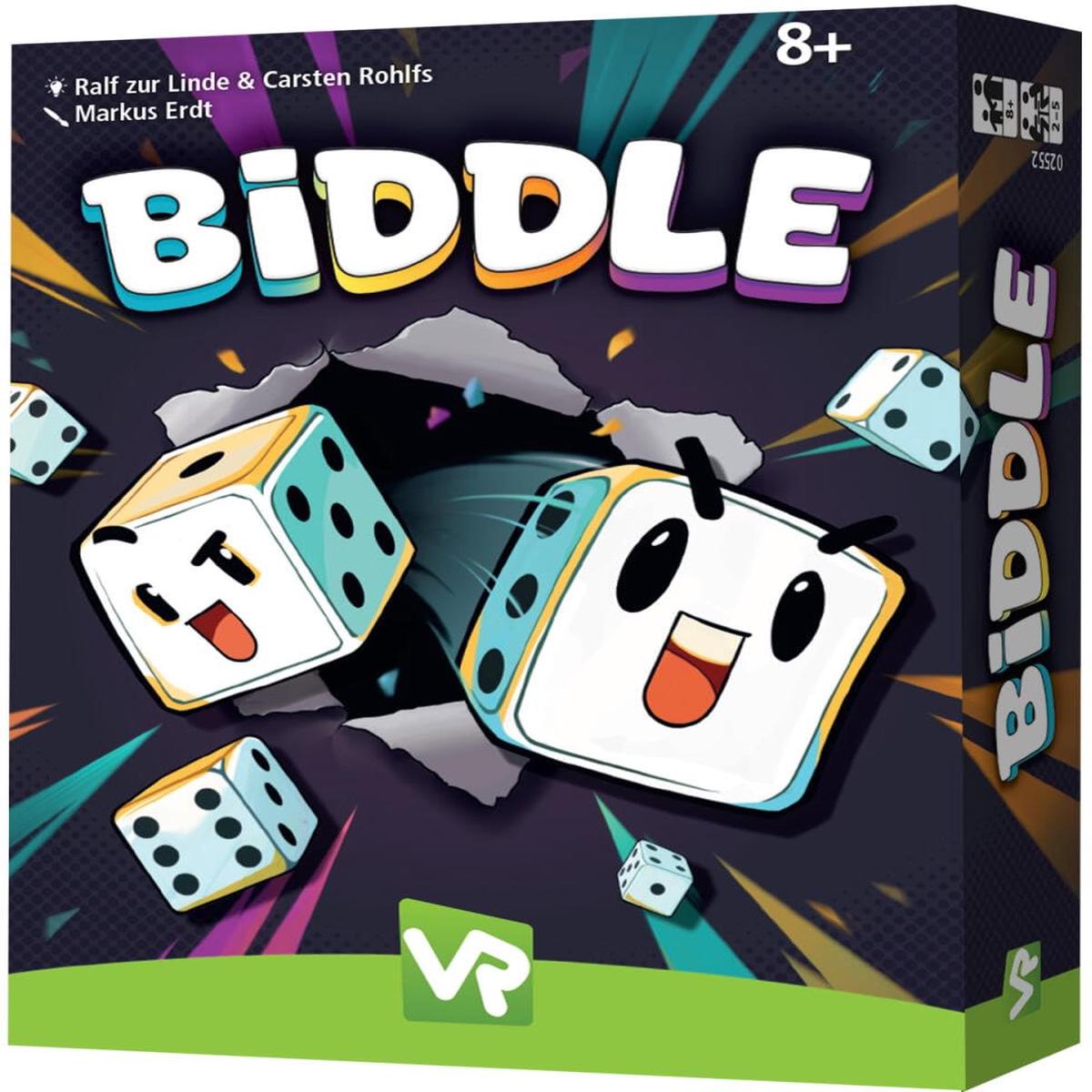Biddle Semi-Cooperative Bluffing and Betting Card Game, for 25 Players, Ages 8+