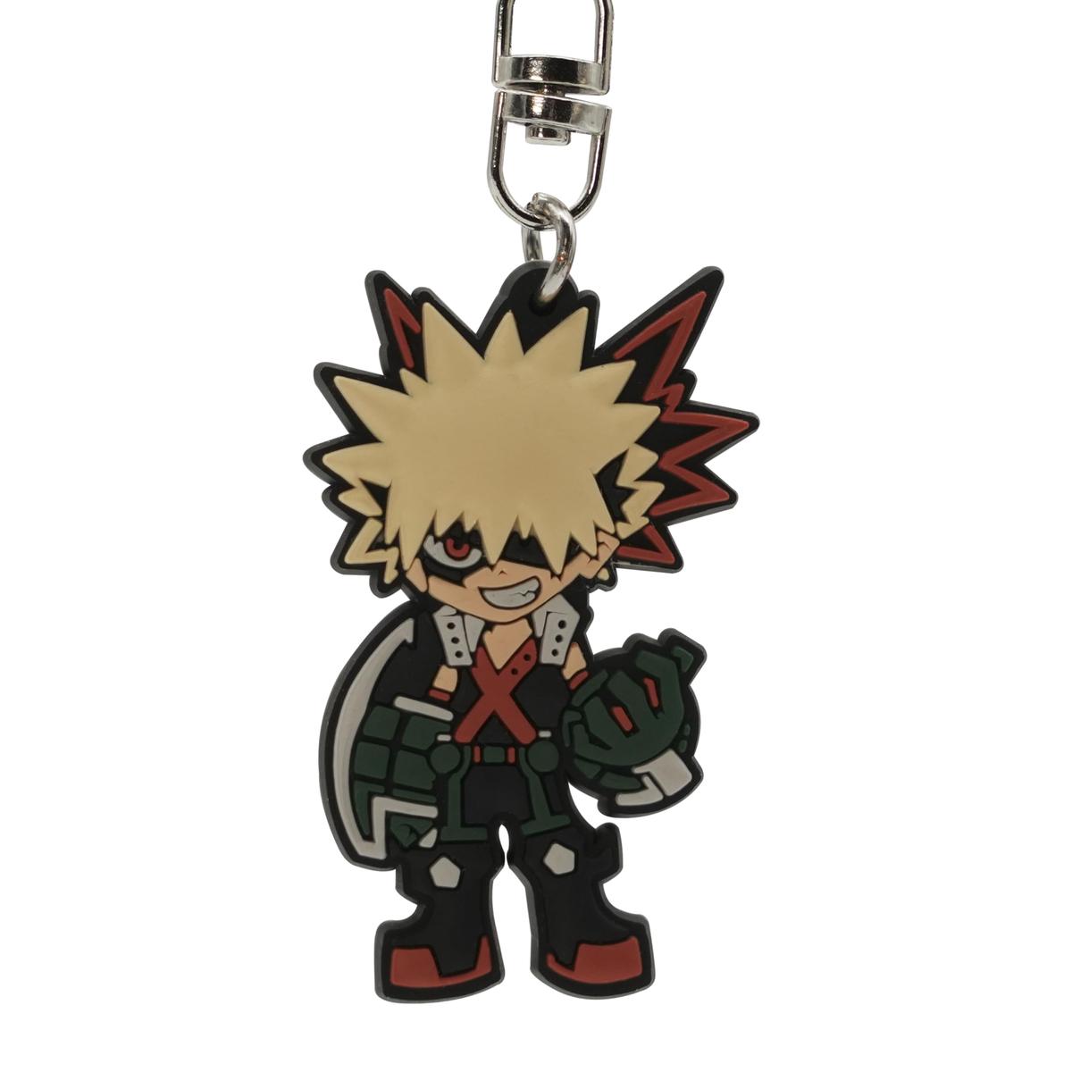 ABYSTYLE My Hero Academia Merch MHA Merch Bakugo Keychain Anime Keychain PVC Anime Accessories for Fans