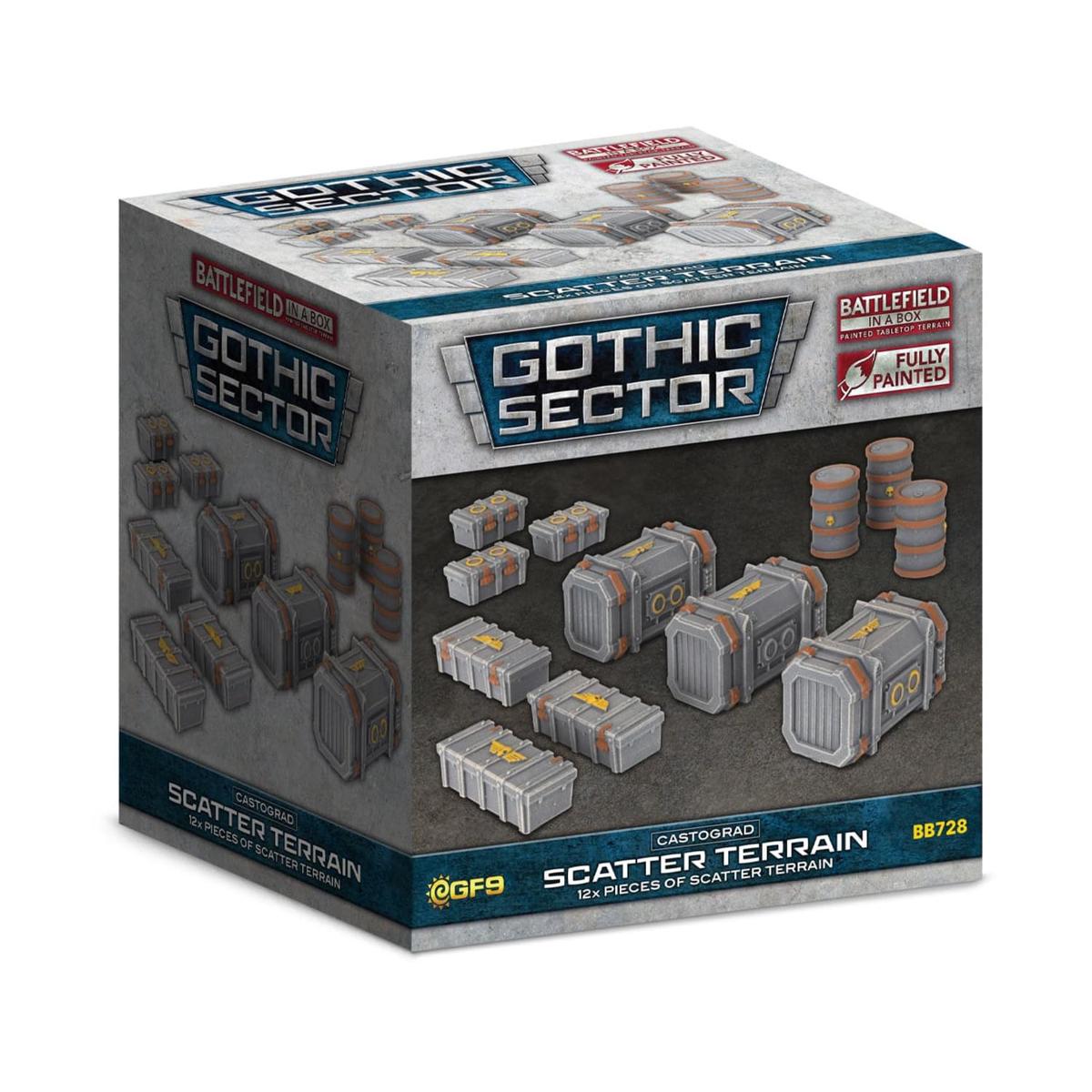 Battlefield in a Box: Gothic Sector: Castograd Scatter Terrain (x12