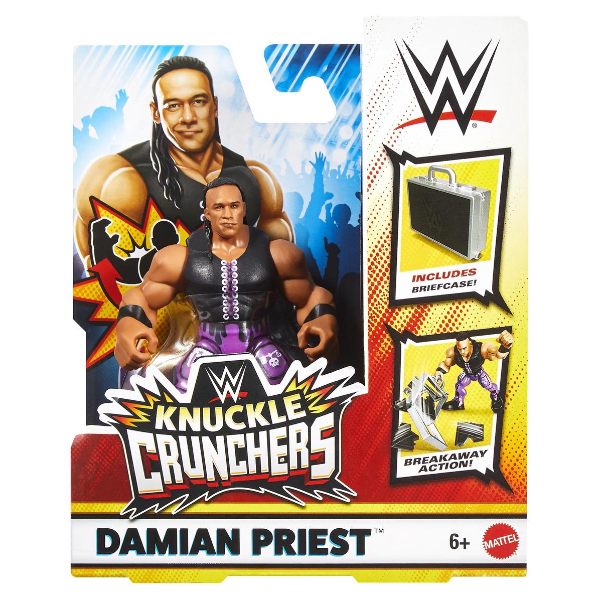 WWE Damian Priest Knuckle Crunchers 4 Toy Wrestling Action Figure