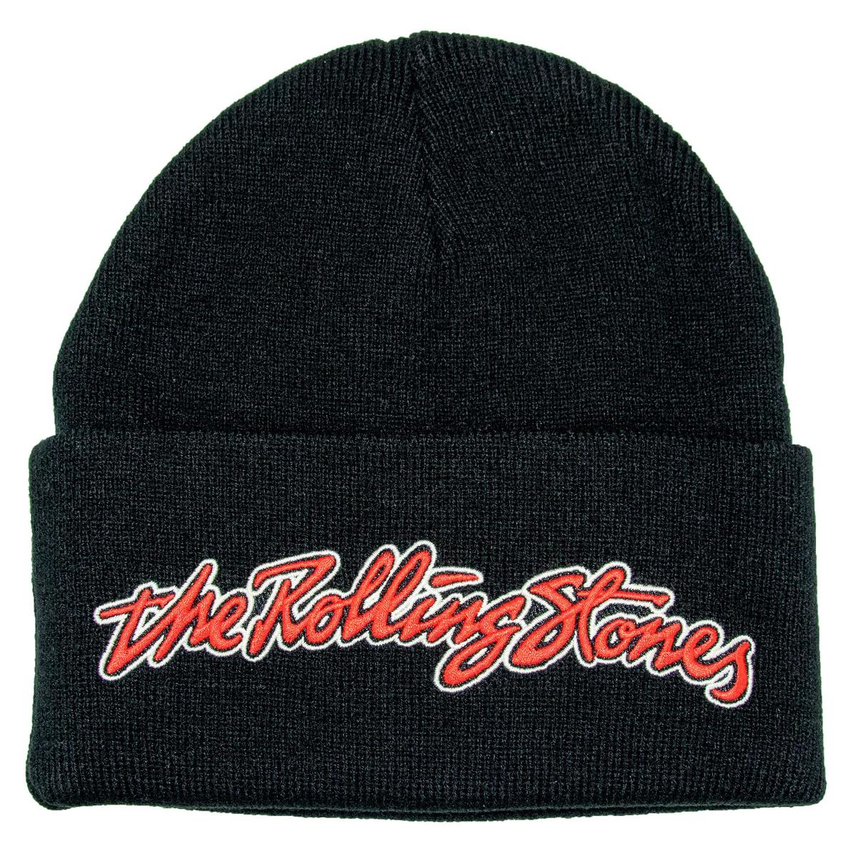 Amplified The Rolling Stones Classic Font Cuff Beanie Black, One Size