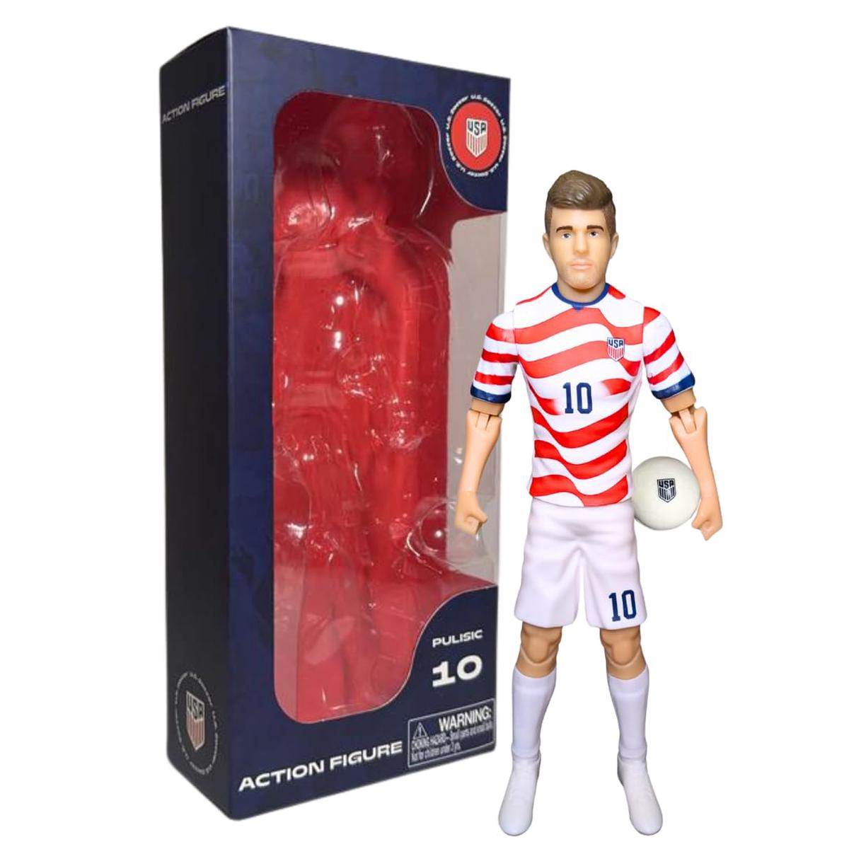 Sockers Banbo Toys 2026 USMNT Christian Pulisic (Home Jersey) 8" Collectible Soccer Action Figure
