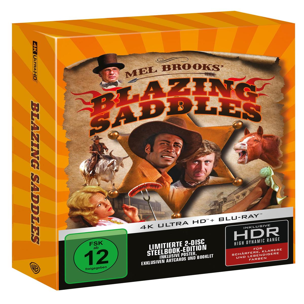 Blazing Saddles - Der wilde Westen - Ultimate Steelbook Collector's Editition (4K UHD + Blu-ray