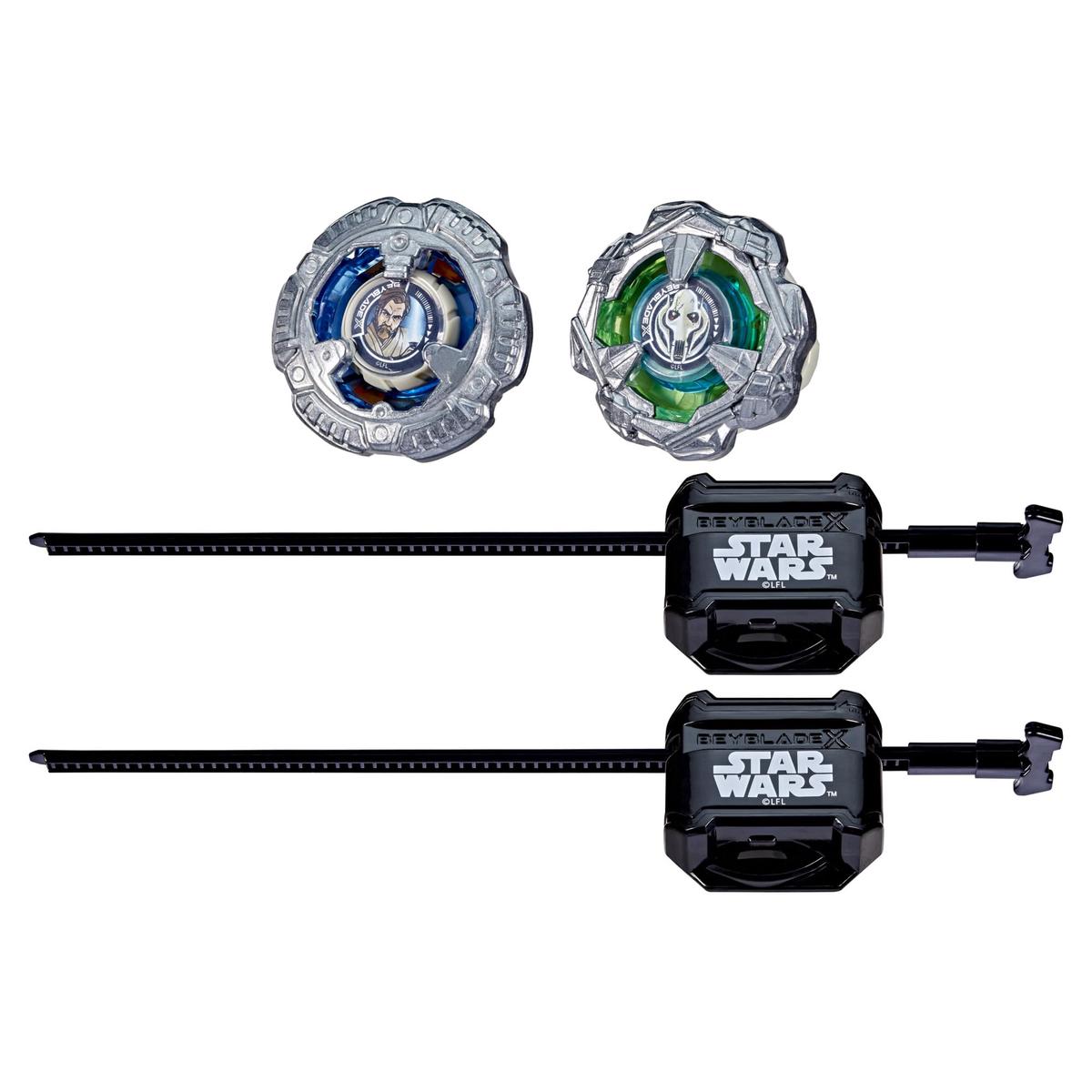 Beyblade X and Star Wars Collab, Obi-Wan Kenobi 4-60P vs General Grievous 3-80HN