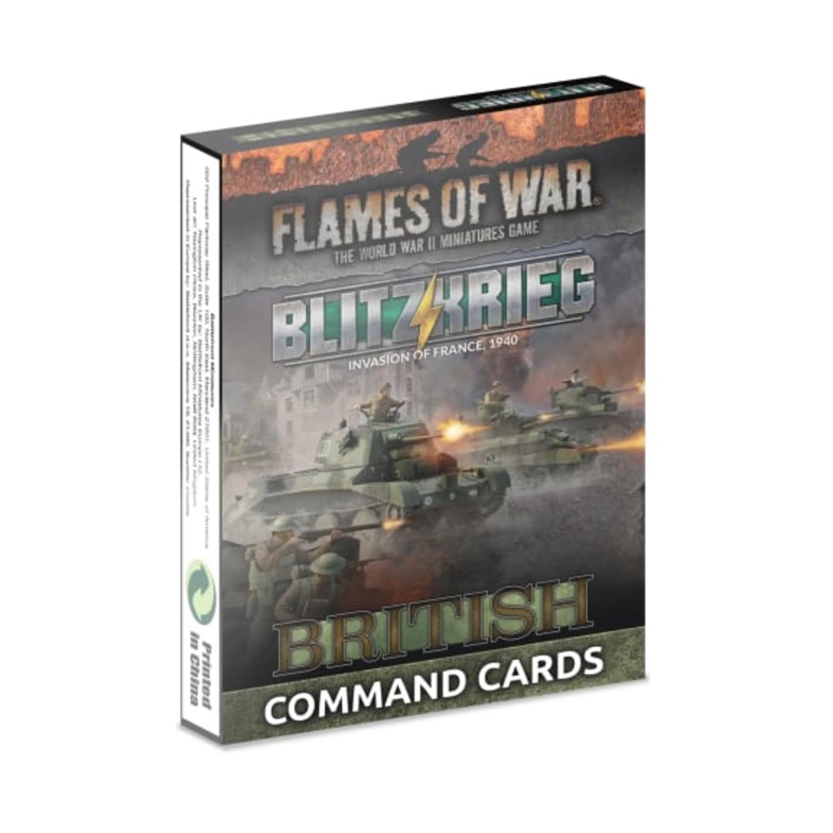 Blitzkrieg British Command Cards (x27 Cards) - Limited Edition