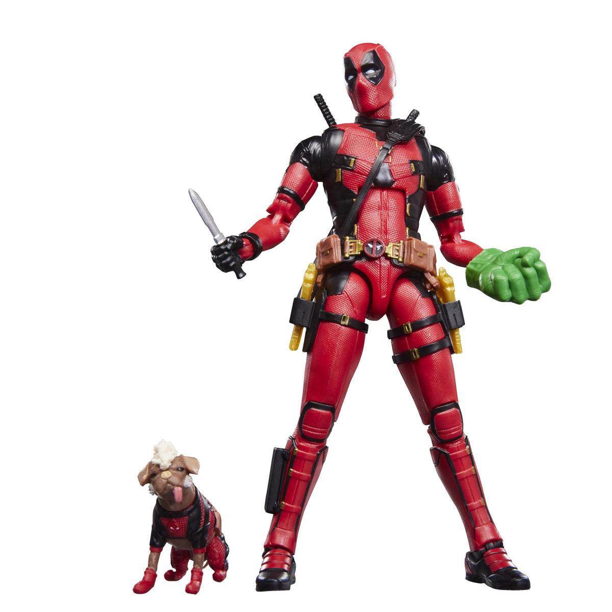 Marvel Legends Series Dogpool and Deadpool, Marvel Studios' Deadpool & Wolverine Film Collectible 15-cm Action Figure Gift