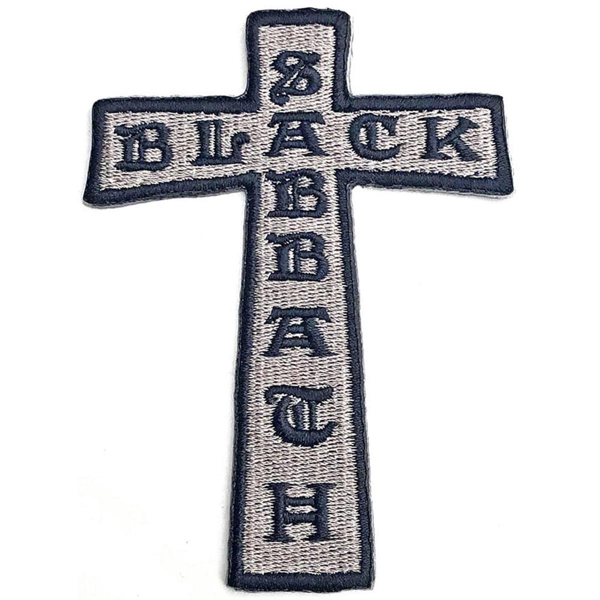 Black Sabbath Patch Cross Band Logo Official One Size