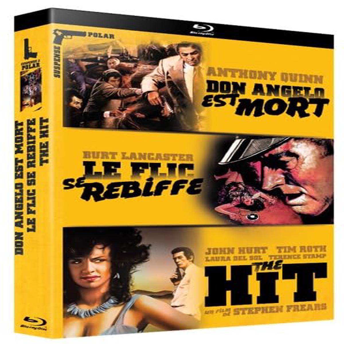 Coffret suspense et polar 3 films : le flic se rebiffe ; don angelo est mort ; the hit