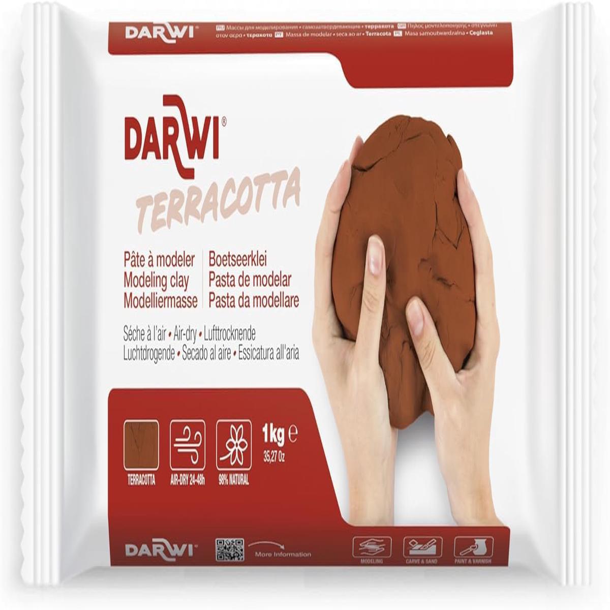 Onbekannt klei, rood, 1 kg