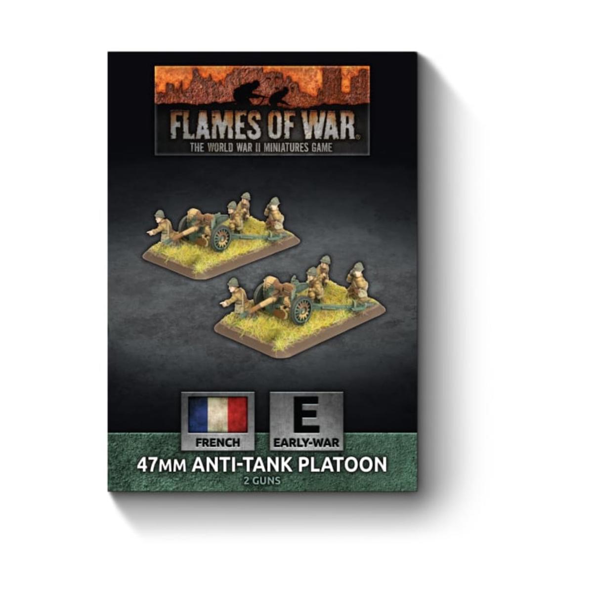 Flames of War: FRX15 APX 47mm mle 1937 Anti-tank Platoon (x2 guns
