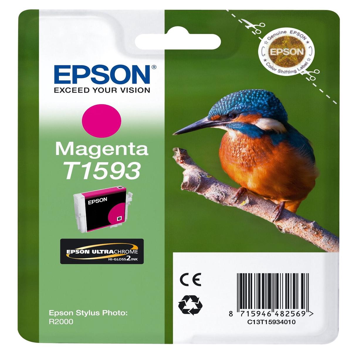 Epson T159340 Stylus Photo R2000 Inkjet / Getto d'Inchiostro Cartuccia Originale
