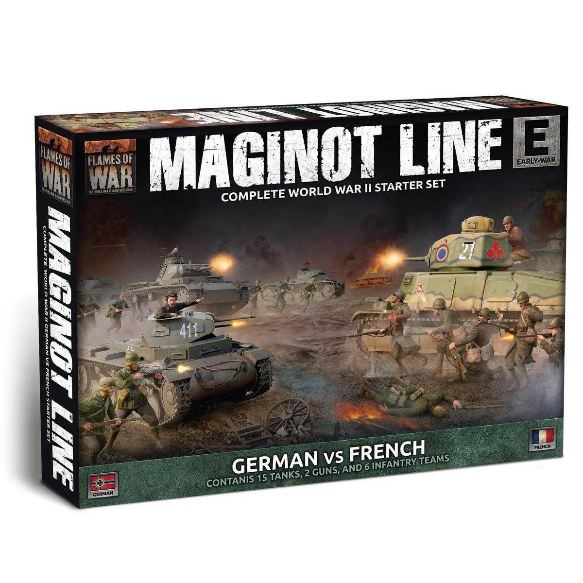 Flames of War - Maginot Line - German vs French Starter Set (Plastic