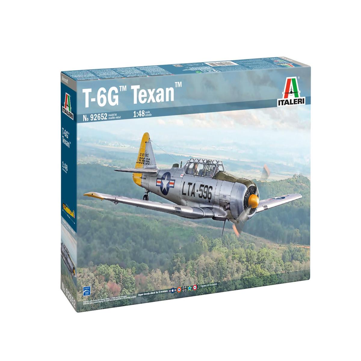 Italeri 92652 T-6G Texan 1:48 Scale Plastic Model Kit/Model Assembly