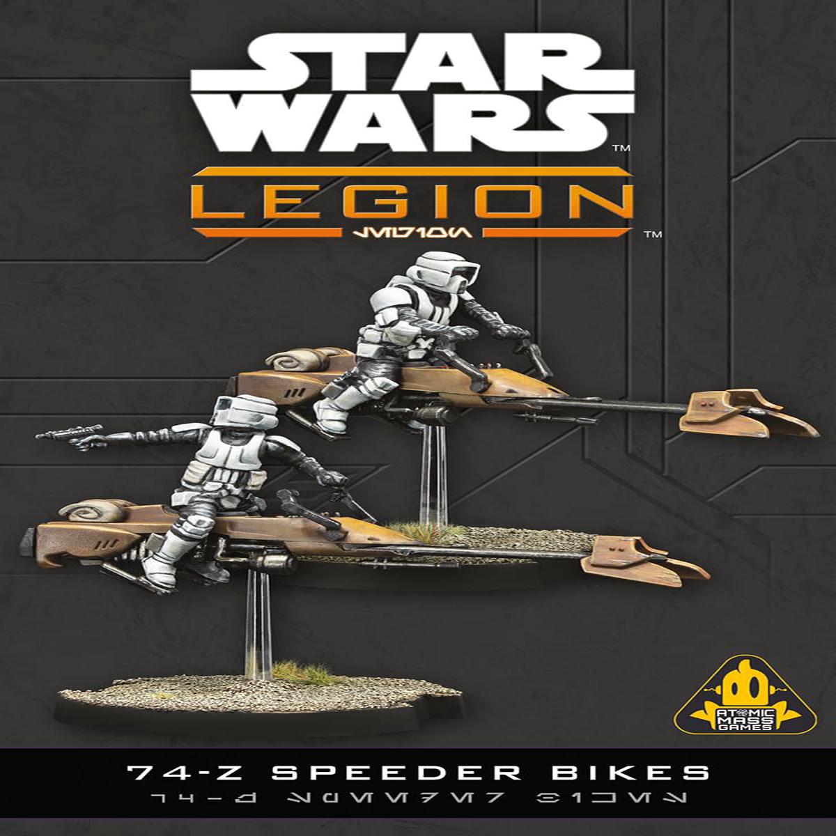 Asmodee | Star Wars: Legion - 74-Z Speeder Bike Unit Expansion | Miniatures Game | Ages 14+ | 2 Players | 90 Minutes Playing Time