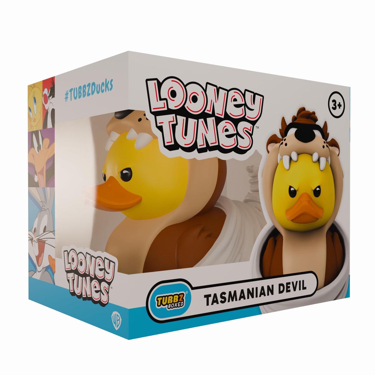 TUBBZ Box-Ausgabe: Looney Tunes  Tazmanian Devil Cosplaying Gummiente Vinylfigur  Offizielle Sammelfigur fr Fans von Looney Tunes