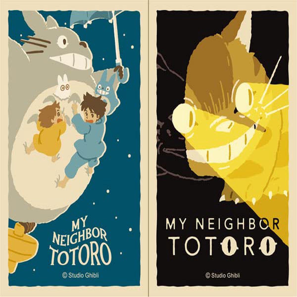 Retro-Aufkleber Mein Nachbar Totoro