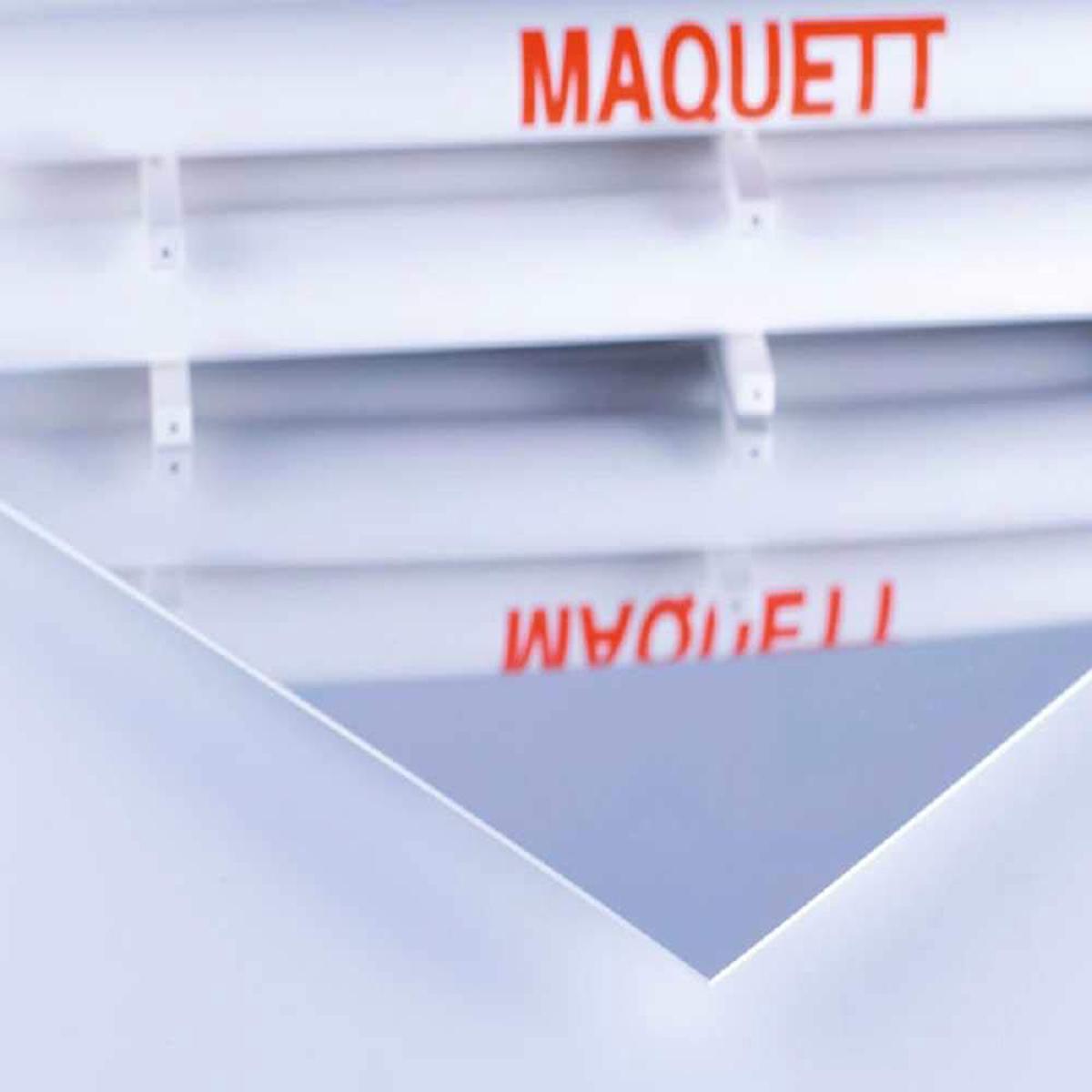 Maquett - Mirror-Silver Styrene 194 X 320 Mm