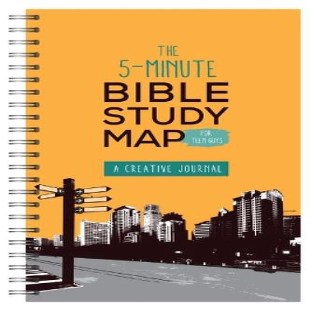 The 5-Minute Bible Study Map for Teen Guys: A Creative Journal (Faith Maps
