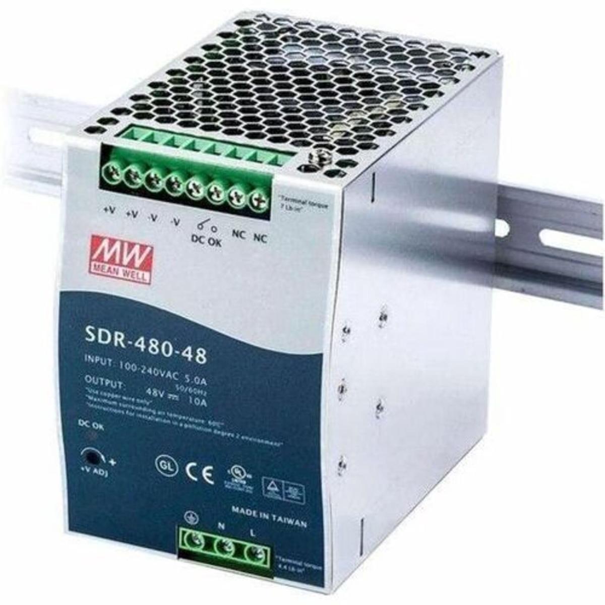 48V 480W SINGLE OUTPUT INDUSTRIAL DIN RAIL POWER SUPPLY