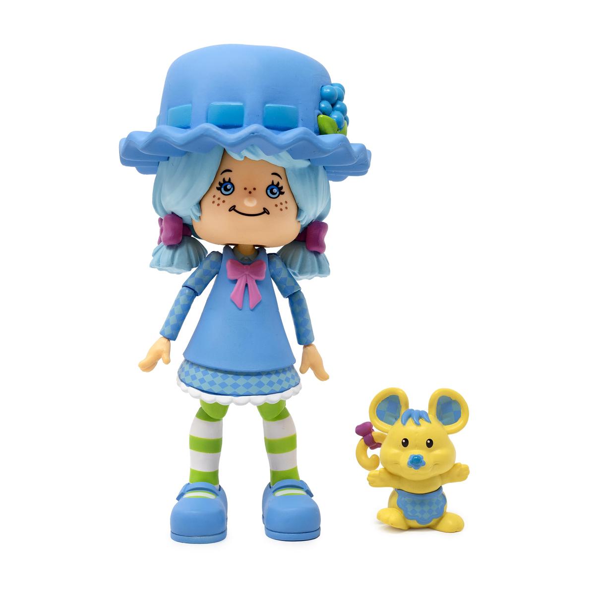 Boss Fight Studio Figurine classique Shortcake aux myrtilles - Figurine de collection parfume avec chapeau amovible et compagnon animal - chelle 1:12