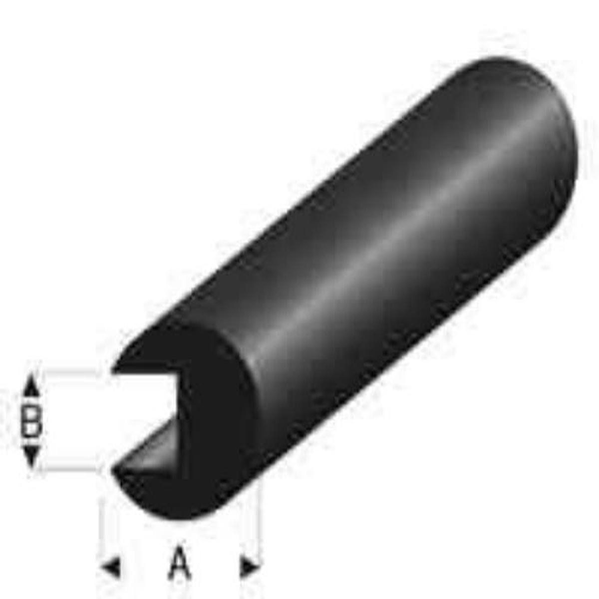 `Raboesch - Rubber Fender Profile Round ?2X0,5 Mm L=2M`