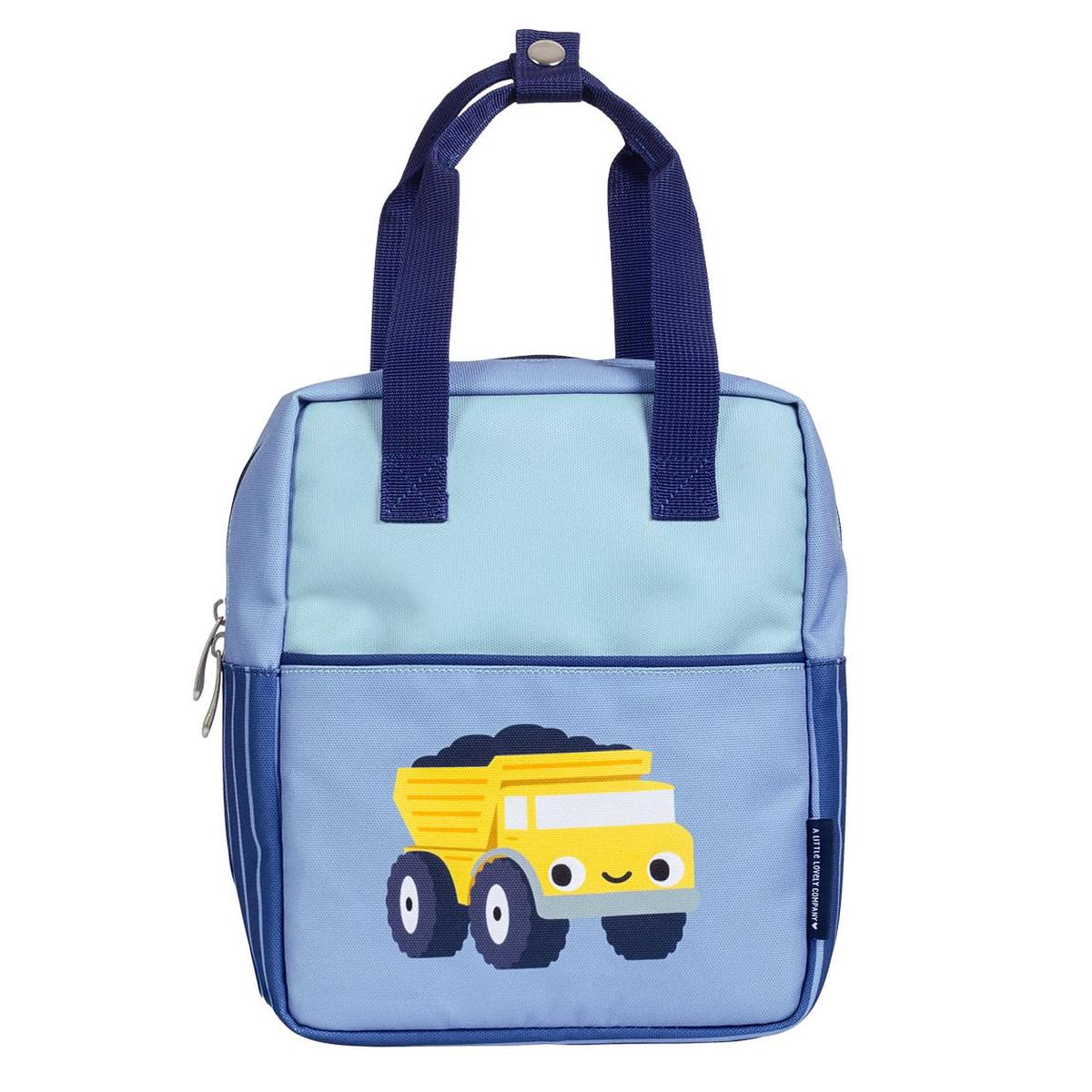 A Little Lovely Company - Little Square Backpack - Dump Truck - Toddler