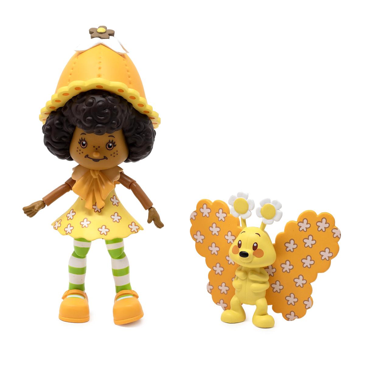 Boss Fight Studio Action figure classica con fragola e fiori d'arancio, statuetta da collezione profumata con cappello rimovibile e compagno di animali, scala 1:12